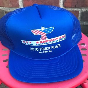 Vintage Blue Trucker Hat
